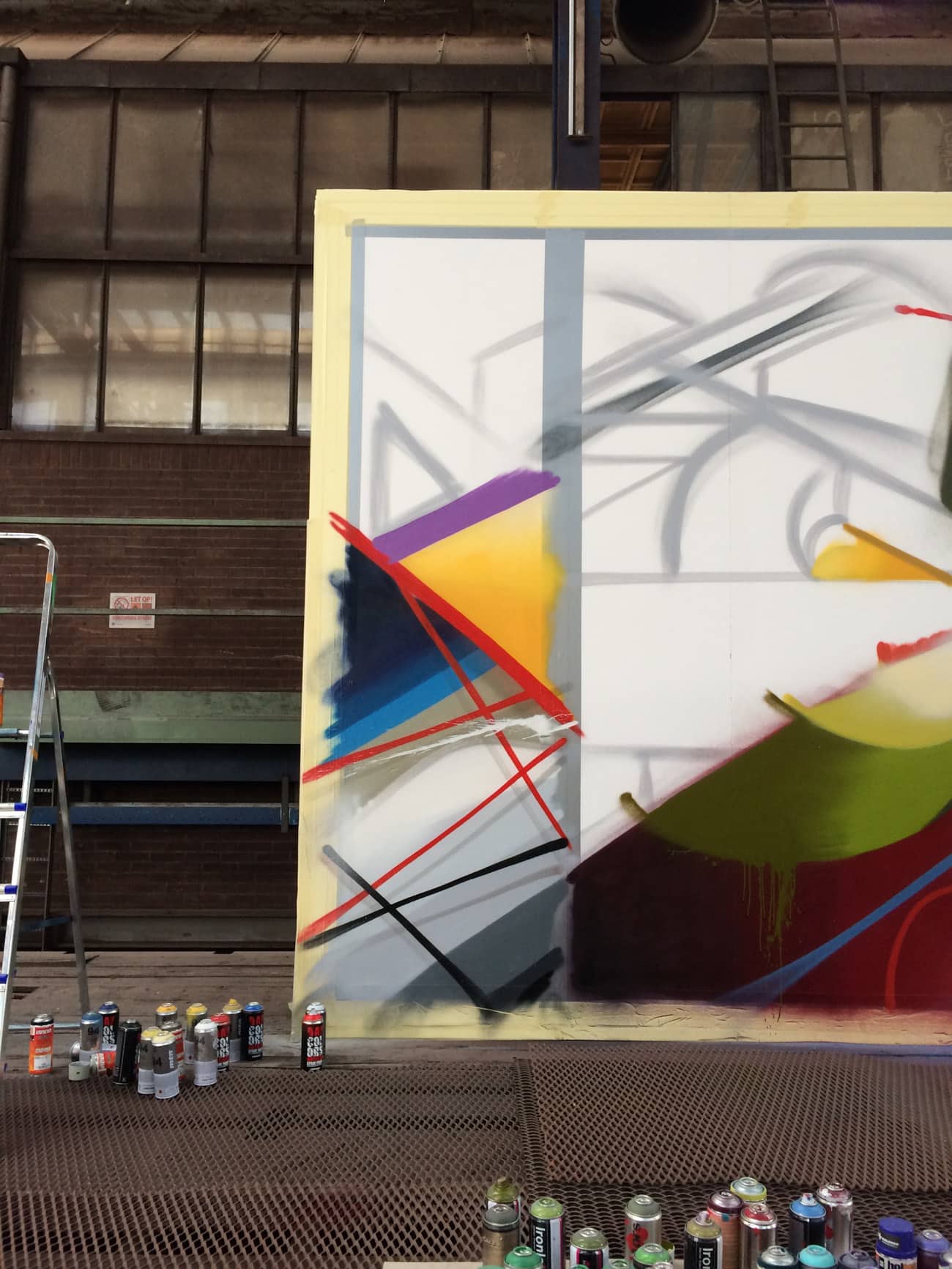 graffiti reclame mooiemuur advertisement