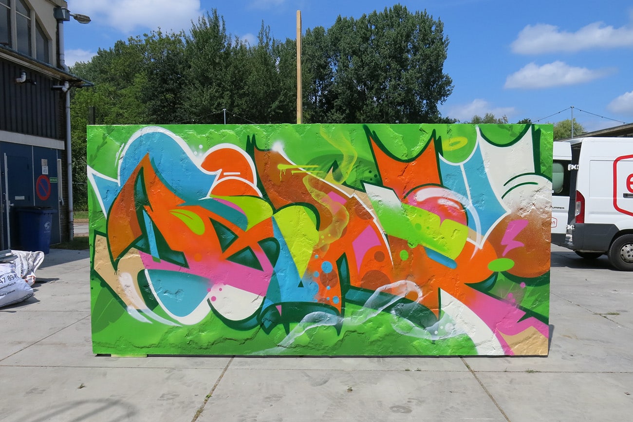 Graffiti letters workshop MooieMuur