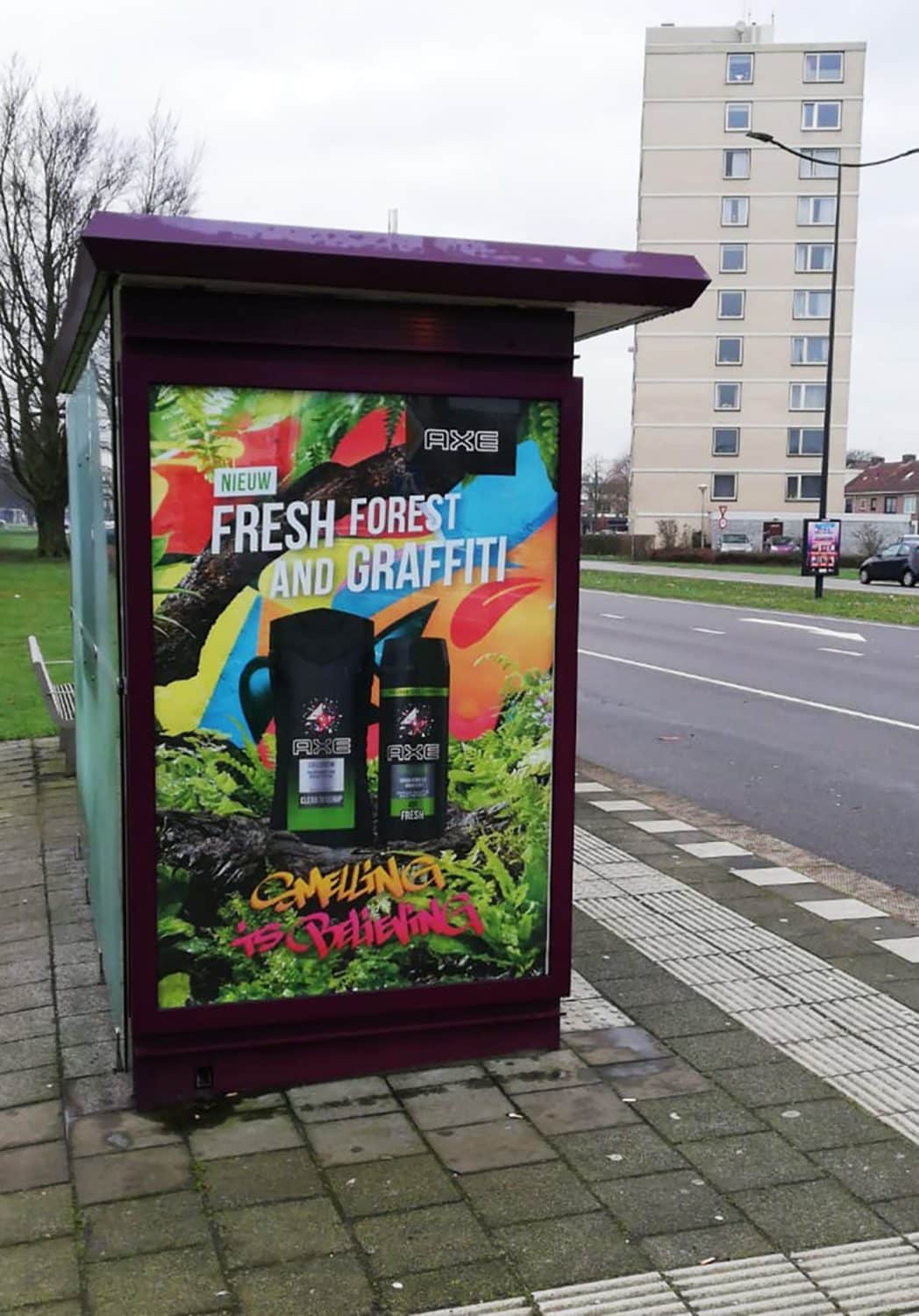 Graffiti reclame axe