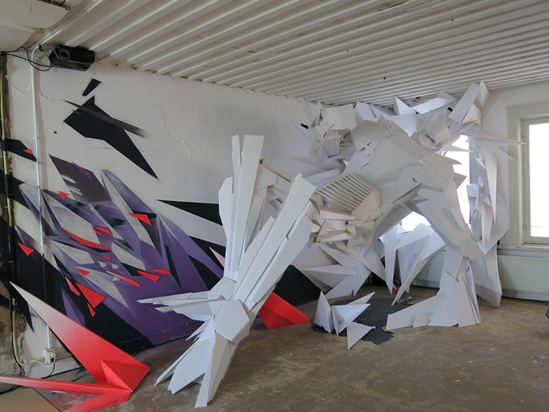 Graffiti reclame converse MooieMuur