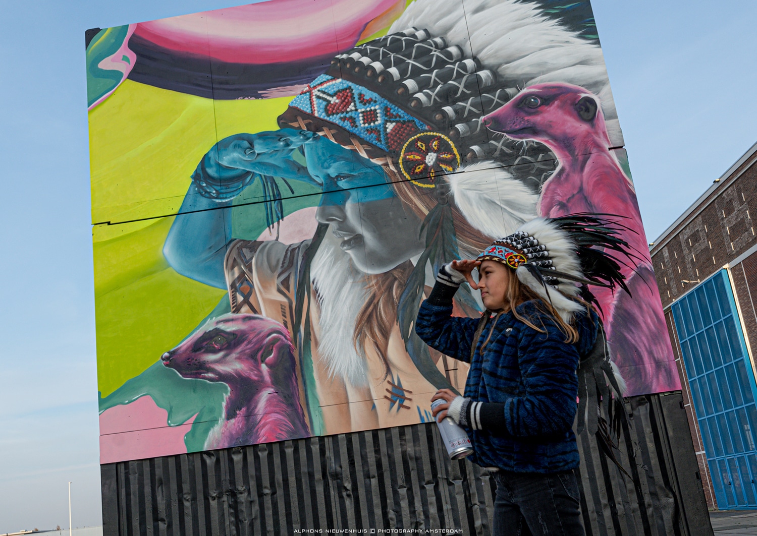 indiaan graffiti ndsm mooiemuur