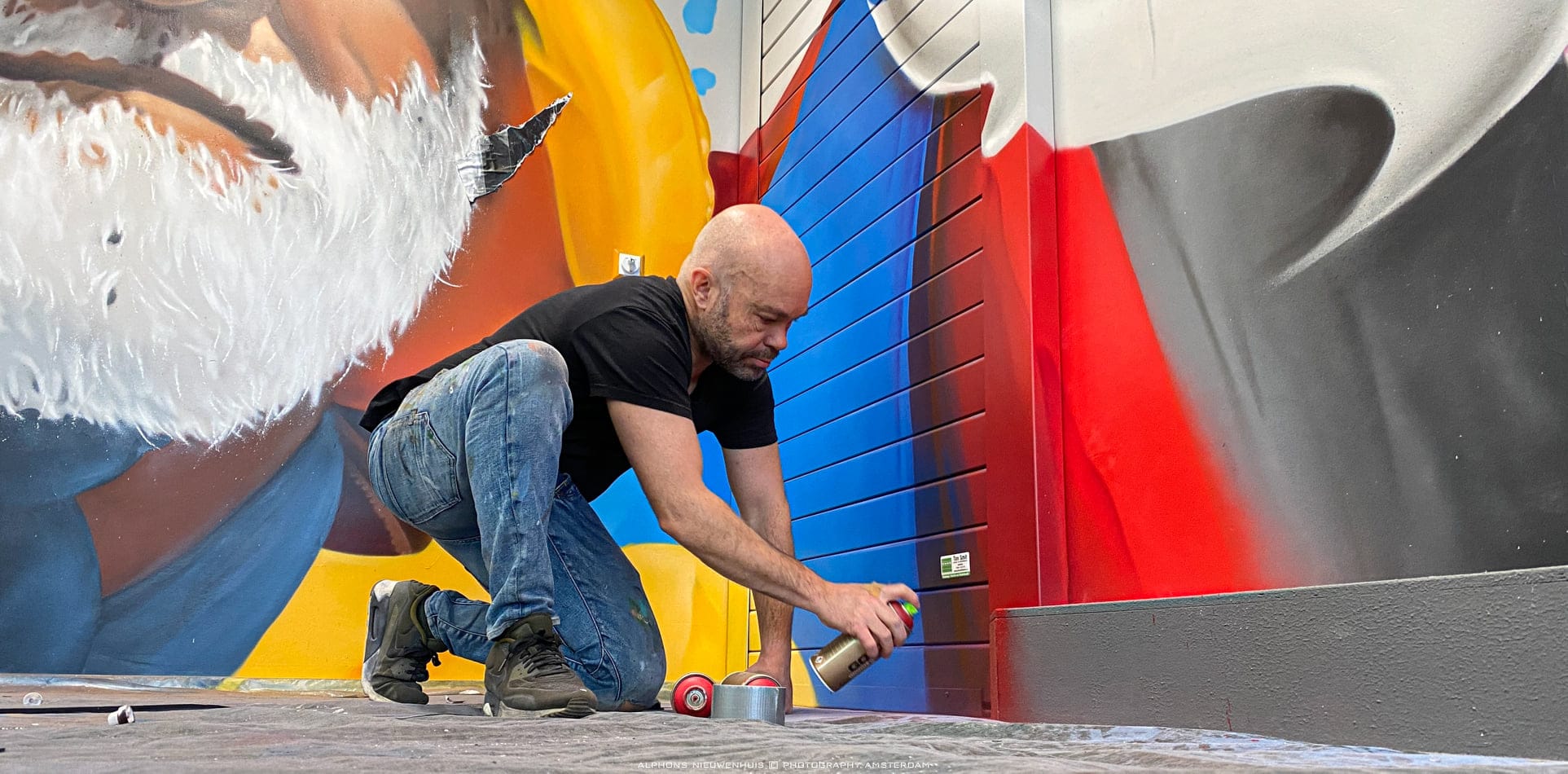 Graffiti artist Karski