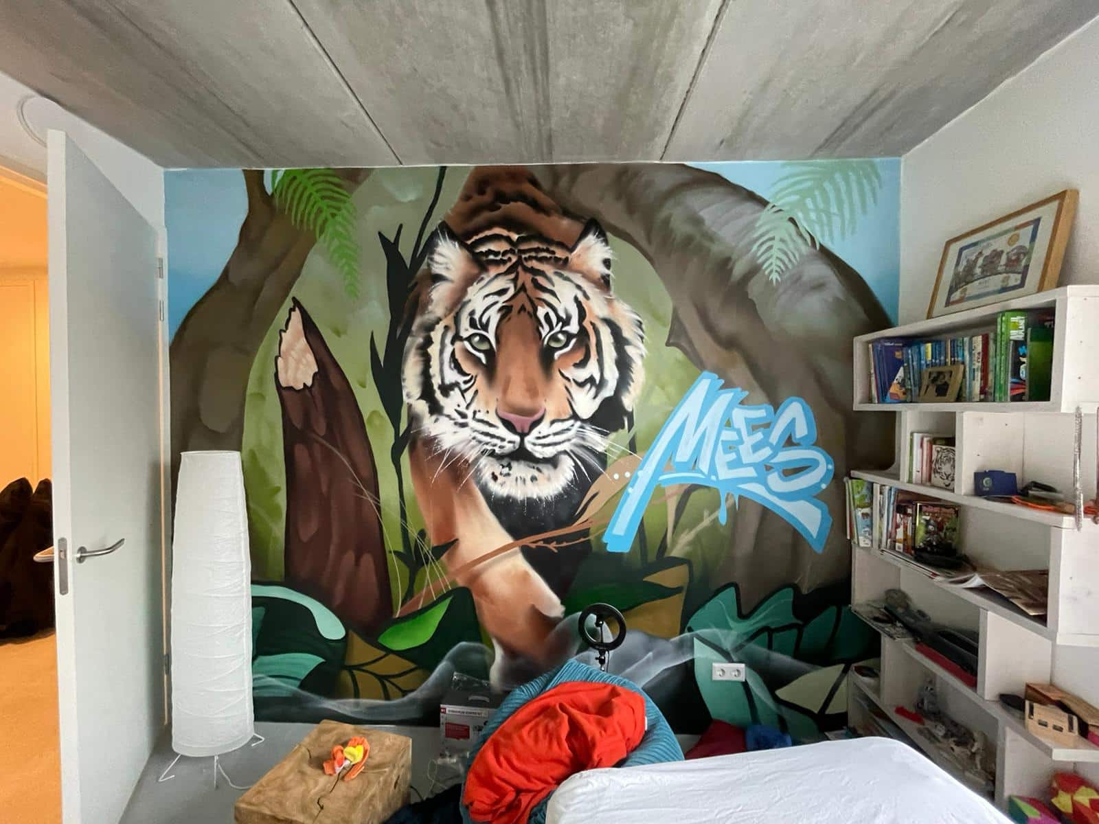 Muurschildering kinderkamer MooieMuur