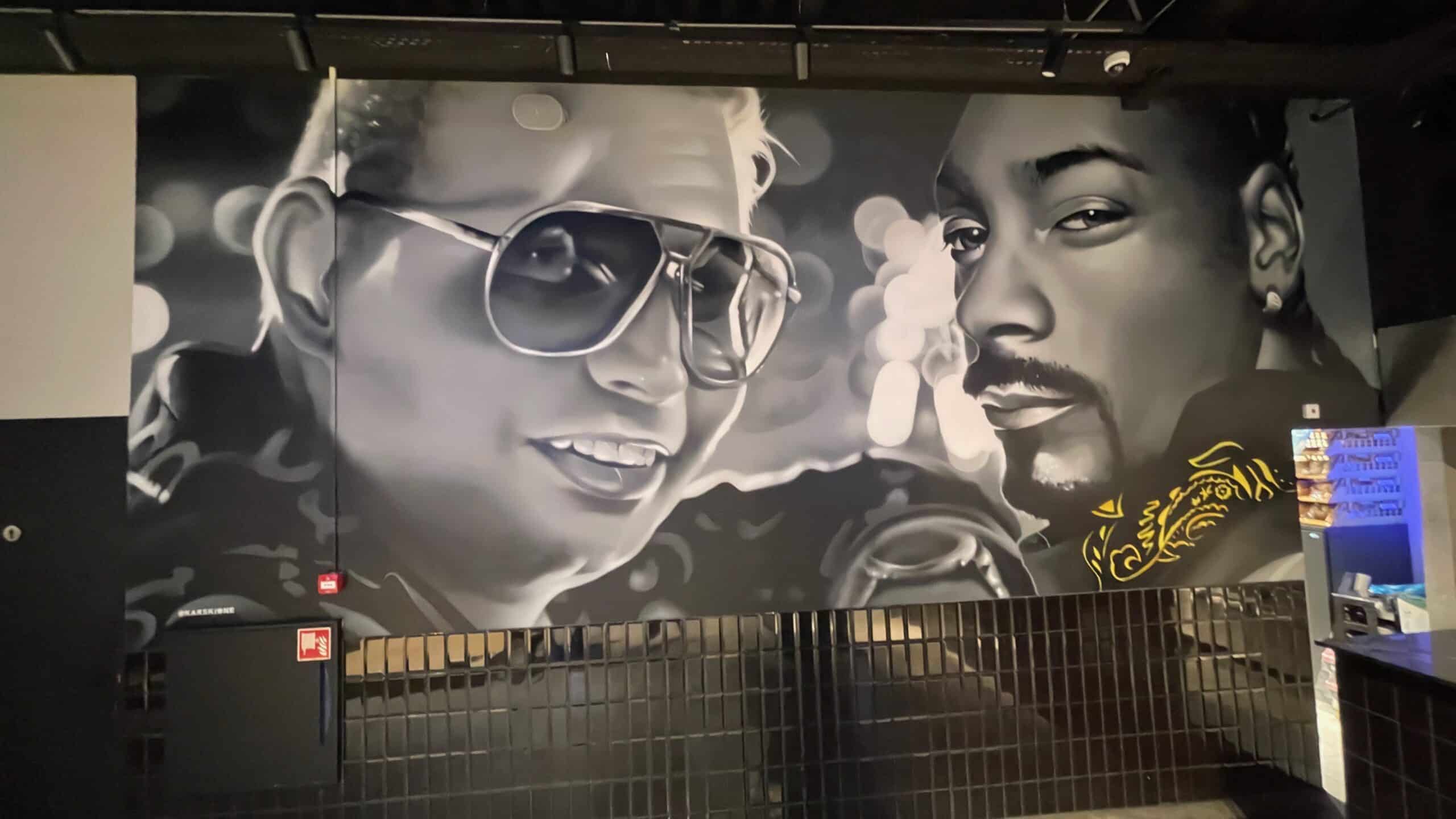 hiphop graffiti muurschildering snoop dog mooiemuur