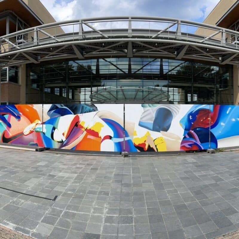 muurschildering nike karski mooiemuur