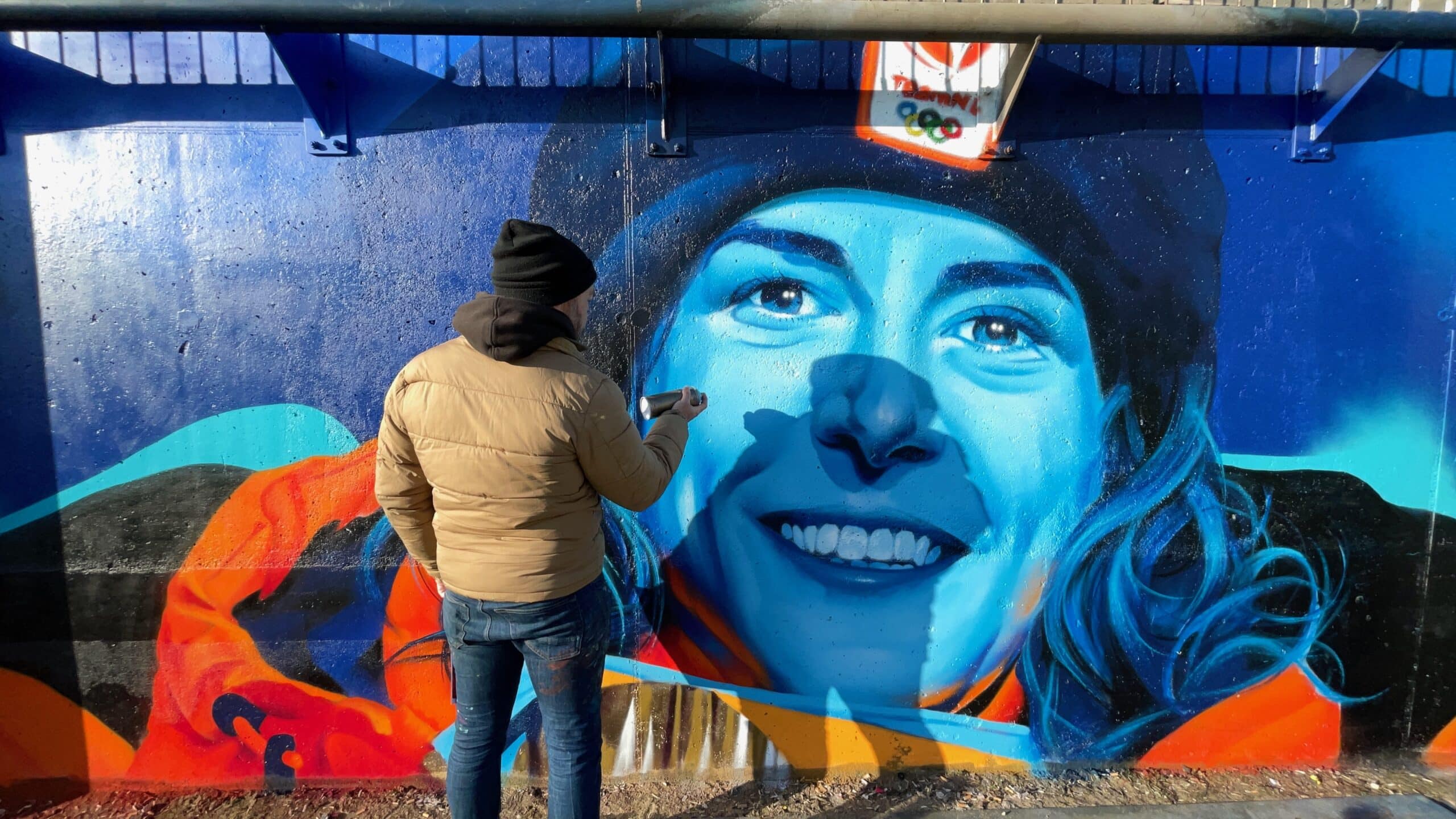 Muurschildering Ireen Wust NOC NSF
