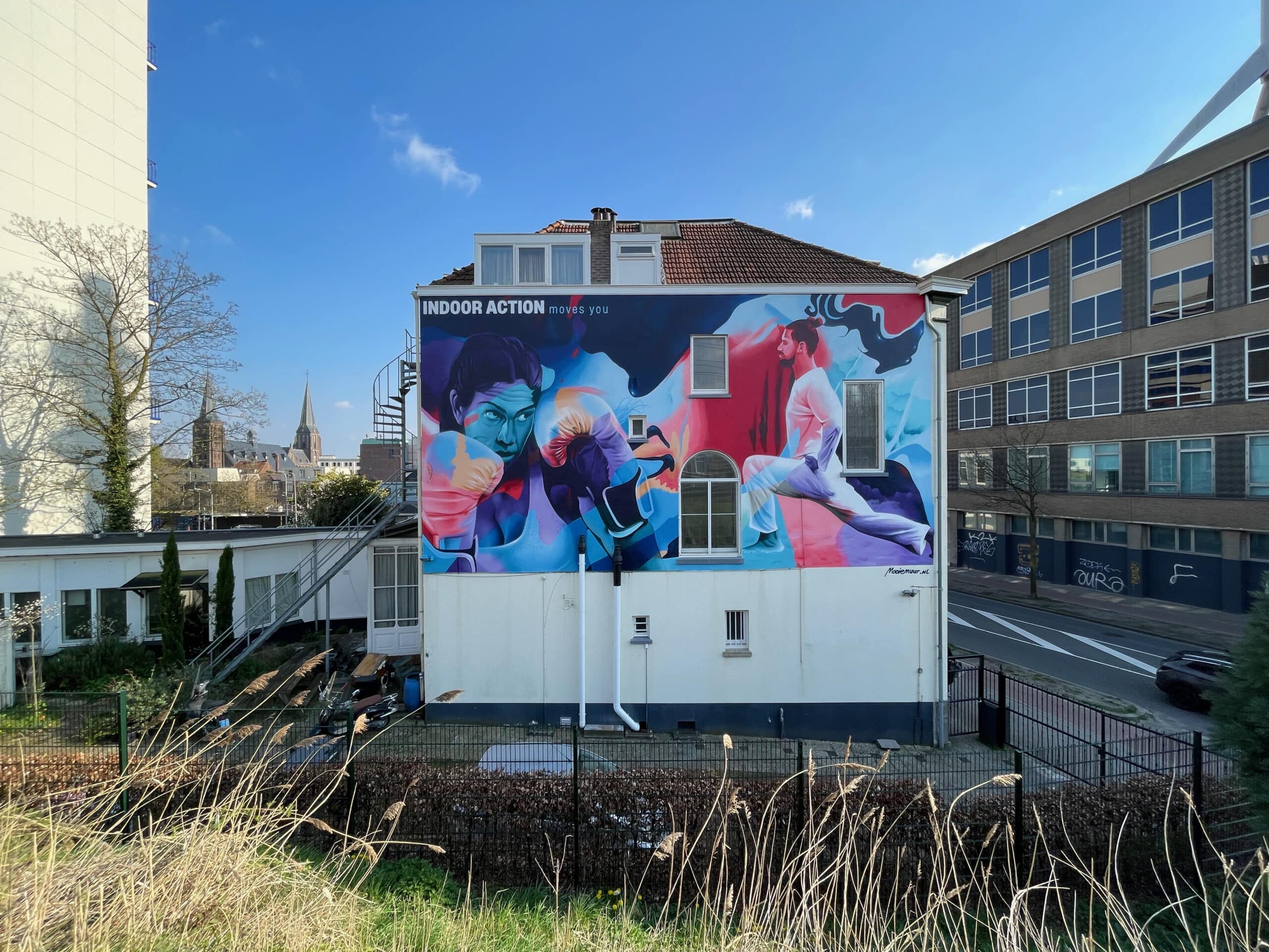 mural advertising arnhem mooiemuur karski