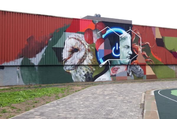 muurschildering klaas lageweg
