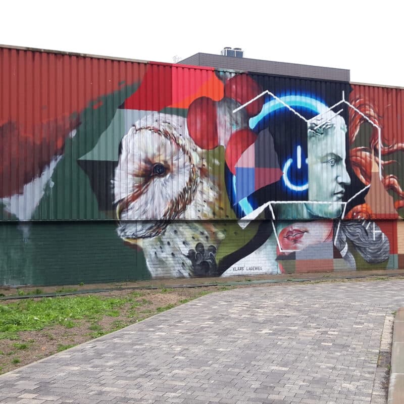 muurschildering klaas lageweg
